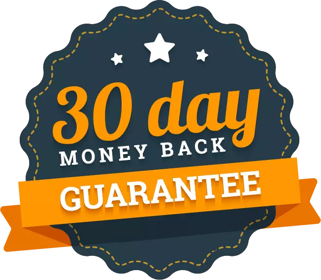 30 Days Money back Guarantee
